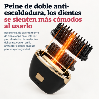 Peine Alisador Inalámbrico con Pantalla LCD
